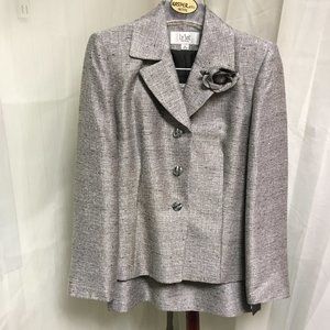 Le Suit Skirt and Jacket Petite Size 4